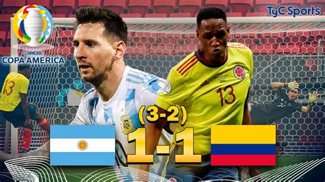 argentina vs colombia 2021