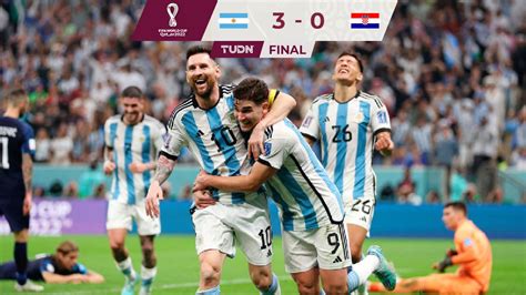 argentina vs croacia partido completo 2022