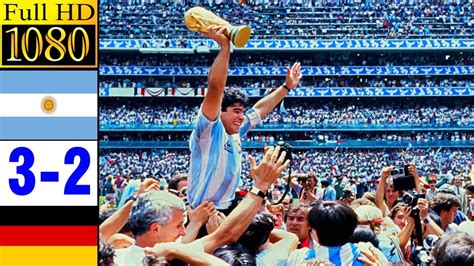 argentina vs germany 1986 world cup final