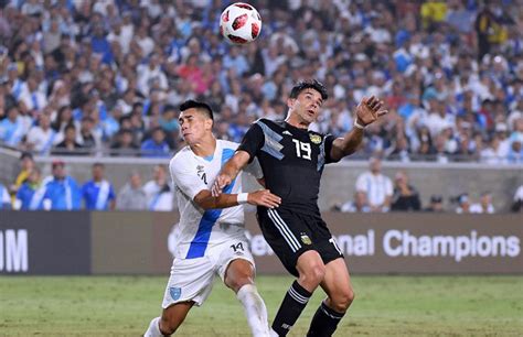 argentina vs guatemala amistoso 2018