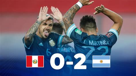 argentina vs peru eliminatorias 2018