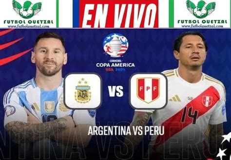 argentina vs peru en vivo online
