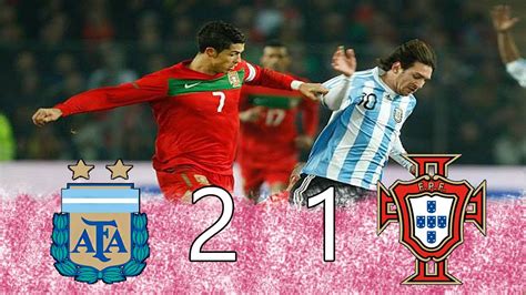 argentina vs portugal 2-1