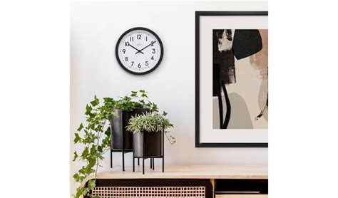 Argos Clocks Black