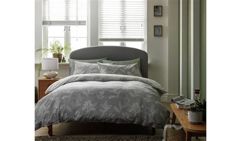 Argos Grey Bedding Double