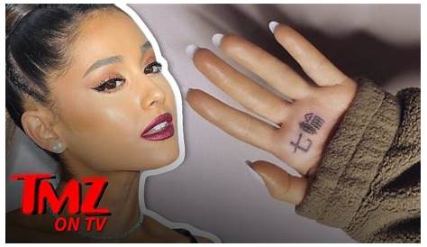 Ariana Grande Hand Tattoo Japanese Pin On Beauty