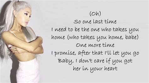 ariana grande one last time lyrics english