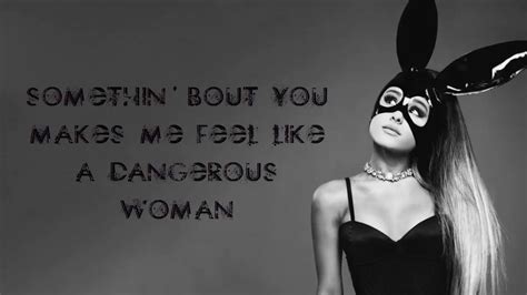 ariana grande songs dangerous woman lyrics