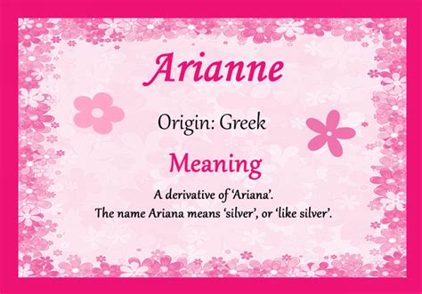 arianne name meaning