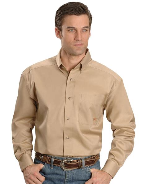ariat shirts for men long sleeve