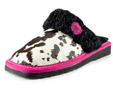 Ariat Slippers Square Toe Pink