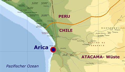Mapa De Arica Chile