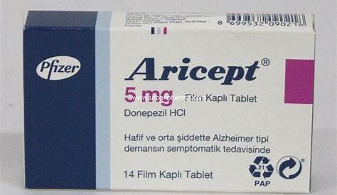 Aricept 5 mg 28 tabs Dementia Alzheimer