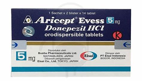 Aricept Evess Obat Apa ARICEPT EVESS 10 MG BOX 28 TABLET Kegunaan, Efek Samping