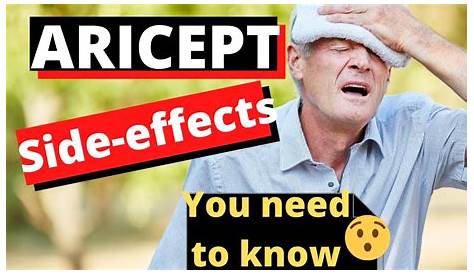 Aricept side effects in the elderly YOU NEED TO KNOW