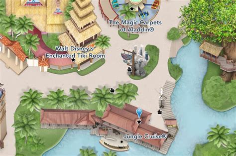 ariel park jungle cruise map