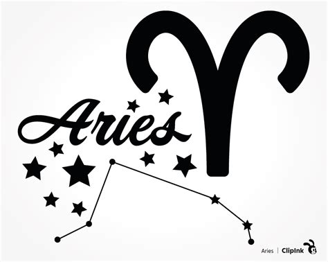 aries zodiac sign svg
