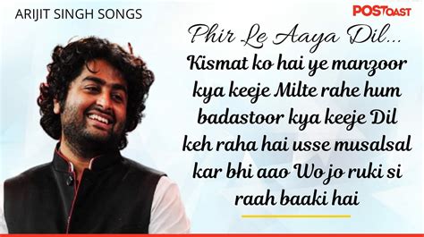 arijit singh all songs lyrics
