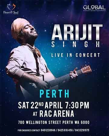 arijit singh concert 2023 perth