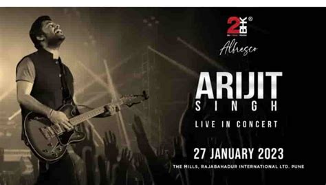 arijit singh concert kolkata ticket price