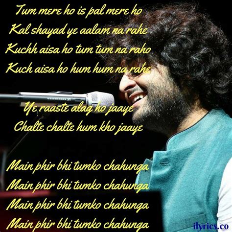 arijit singh songs lyrics in hindi