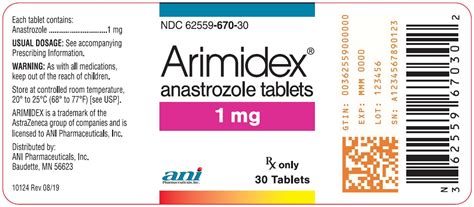 arimidex package insert