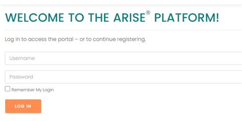 arise platform login