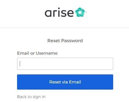 arise portal log in google chrome