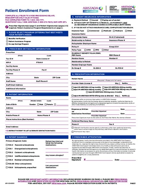 aristada care support