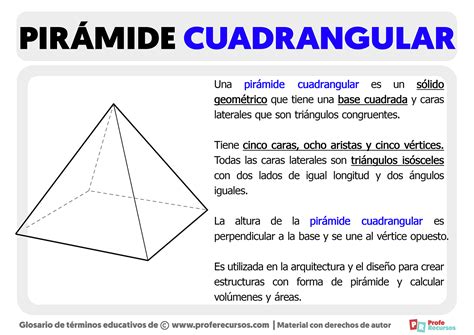 pirámide cuadrangular matematicas para ti