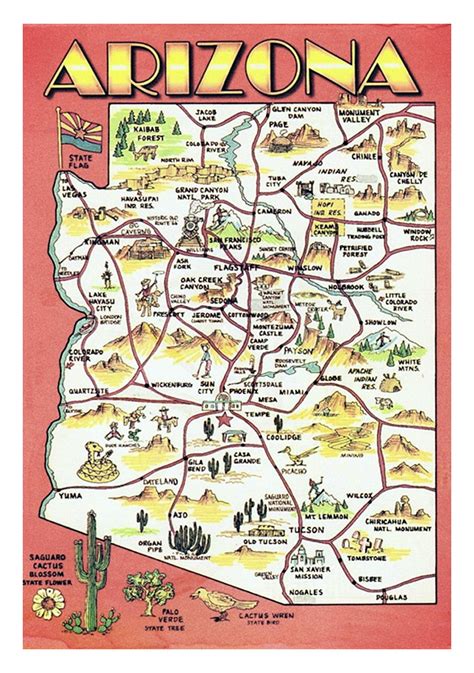 Arizona Map Of Us