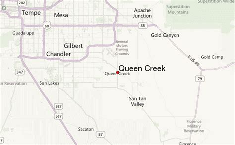 Arizona Map Queen Creek