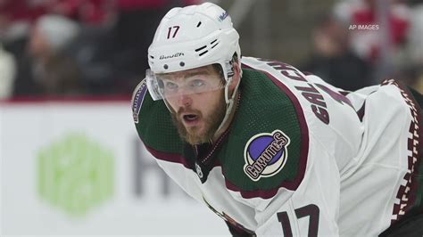 arizona coyotes player arrested