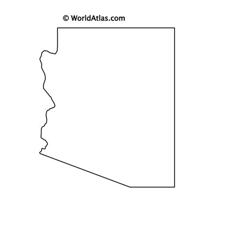 arizona map outline