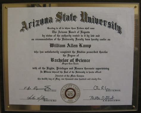 arizona state university online degrees list