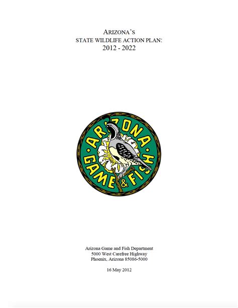 arizona state wildlife action plan