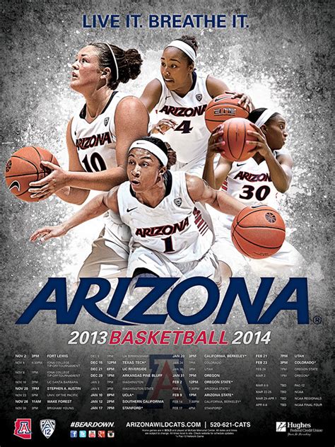 arizona wildcats women's basketball schedule