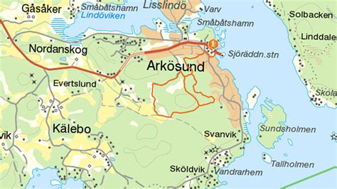 StepMap Arkösund Landkarte für Schweden
