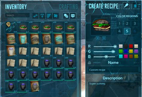 Ark Gacha Recipes