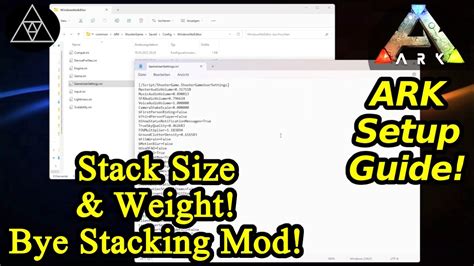 Ark How To Make Items Stack