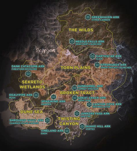 Ark Locations Rage 2 Map