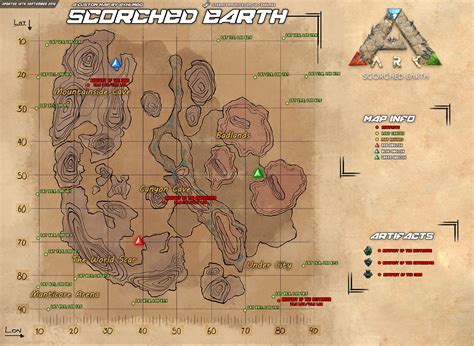 ark scorched earth where to get all artifacts