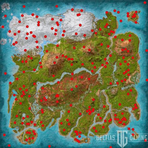 Ark Survival Ascended Notes Map