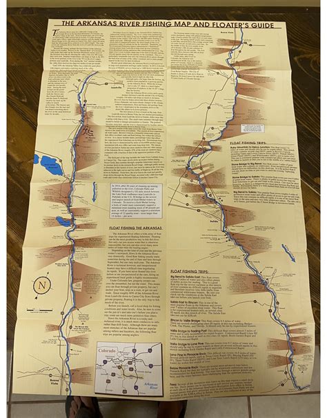 arkansas river fishing map