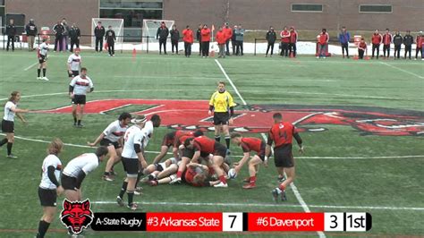 arkansas state rugby vs davenport