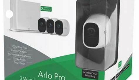 Arlo Pro 3 Indoor/Outdoor 2K HDR Wire Free Security