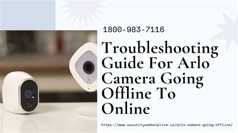 Arlo Security Camera Keeps Going Offline