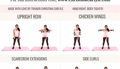Arm Fat Burning Exercises With Dumbbells 23 Bikini Workouts That Will Shape
