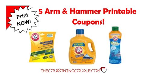 Arm & Hammer Printable Coupons Conclusion