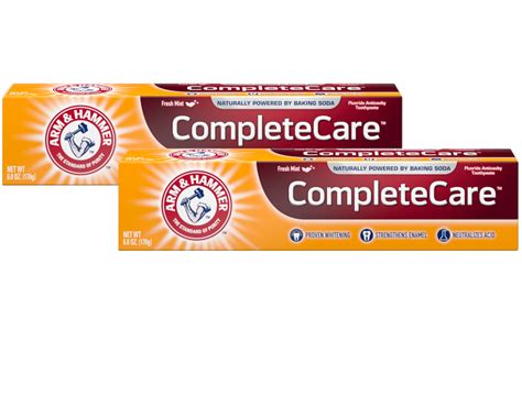 arm and hammer toothpaste complete care